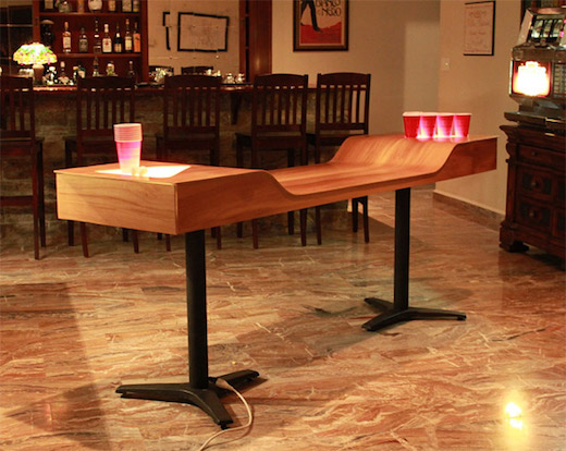 beer pong table set